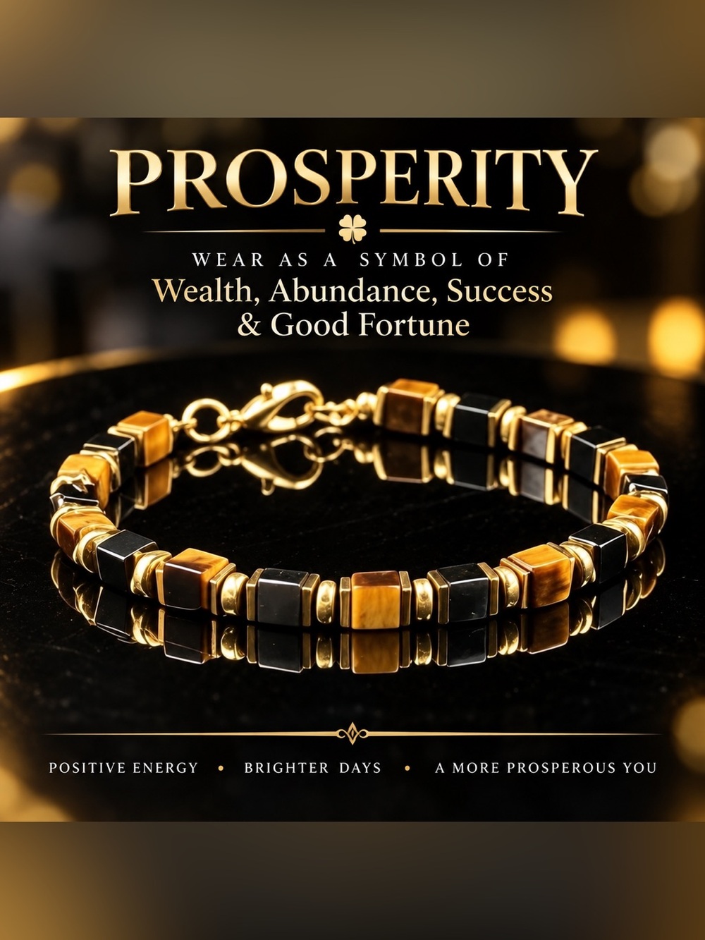 Prosperity & Good Luck Beaded Bracelet